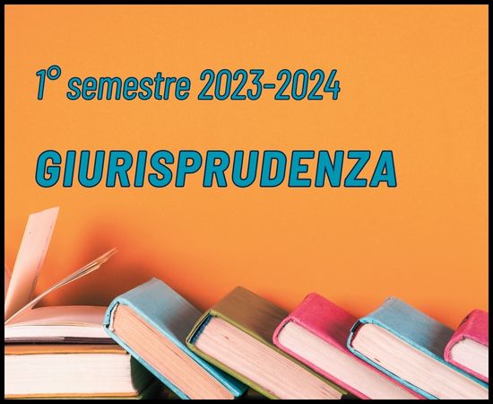 libri giurisprudenza primo semestre 2023/2024