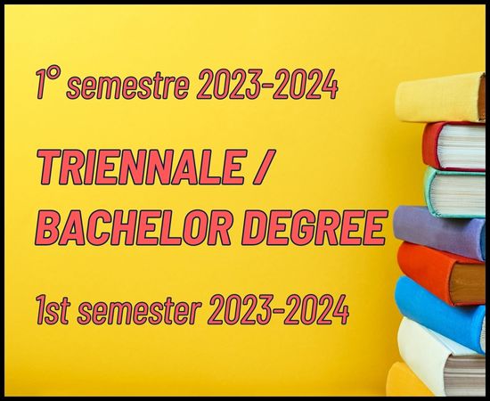 libri triennale primo semestre 2023/2024